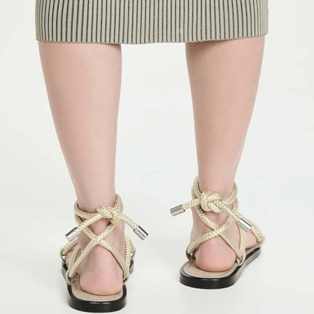 Rag & Bone infinity woven sandals, rope sandals, new, size 8 and 9.5 - Picture 3 of 8